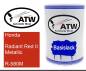 Preview: Honda, Radiant Red II Metallic, R-580M: 500ml Lackdose, von ATW Autoteile West.